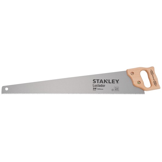 Stanley Wooden Handle Handsaw PROFESSIONAL HANDSAW 8PTS 22INCH sideview