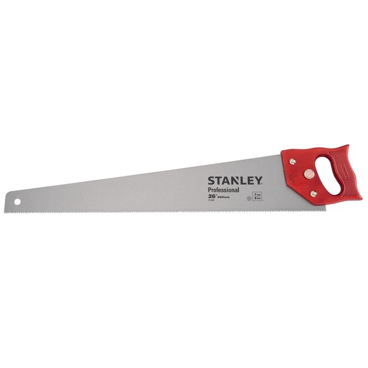 Stanley Wooden Handle Handsaw PROFESSIONAL HANDSAW 8PTS 26INCH front facing