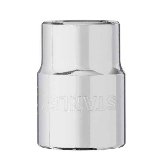 DRIVE SOCKET 1/2" 20mm STANLEY  white background FRONT