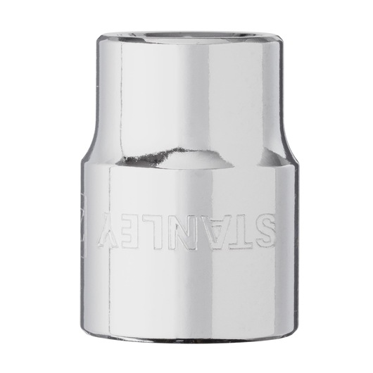 DRIVE SOCKET 1/2" 21mm STANLEY  white background FRONT