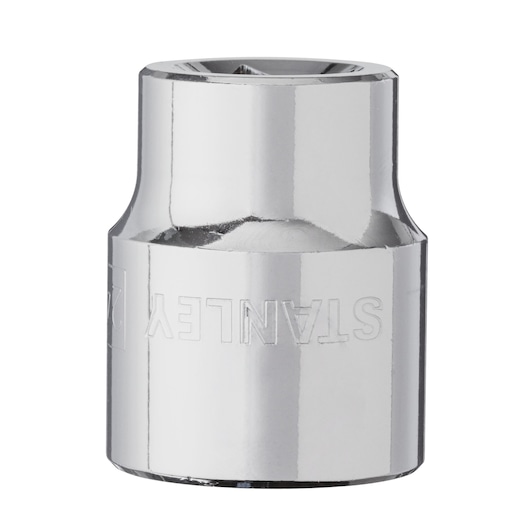 DRIVE SOCKET 1/2" 24mm STANLEY  white background FRONT