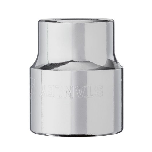 DRIVE SOCKET 1/2" 27mm STANLEY  white background FRONT