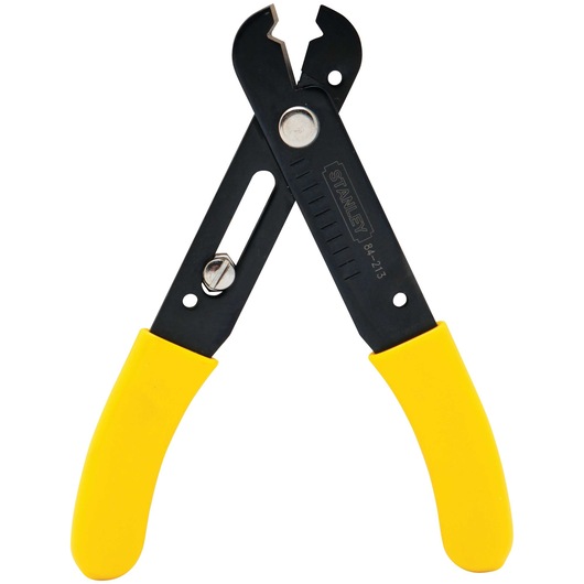 Profile of 5 inch Wire Stripper or Cutter with jaws open.