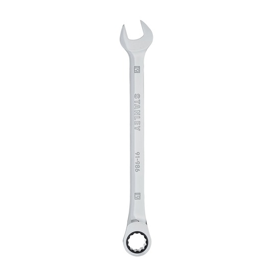 RATCHET WRENCH 19MM STANLEY  white background FRONT